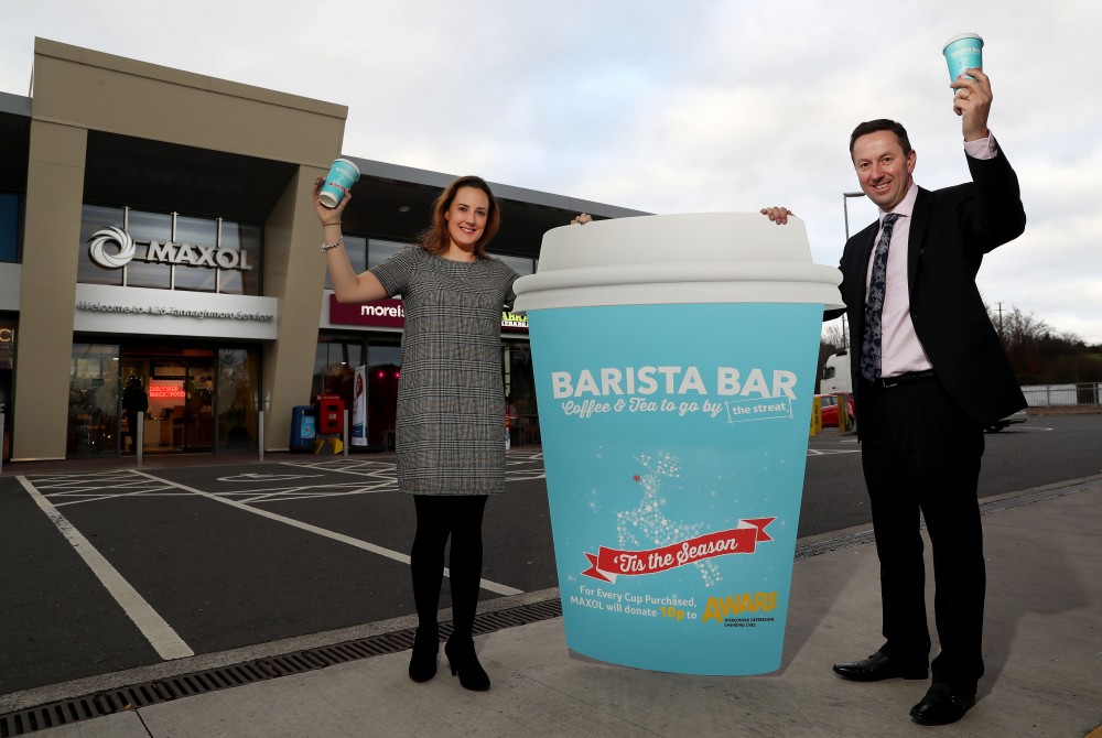 Maxol sets its sights on raising &pound;20,000 this Christmas for AWARE