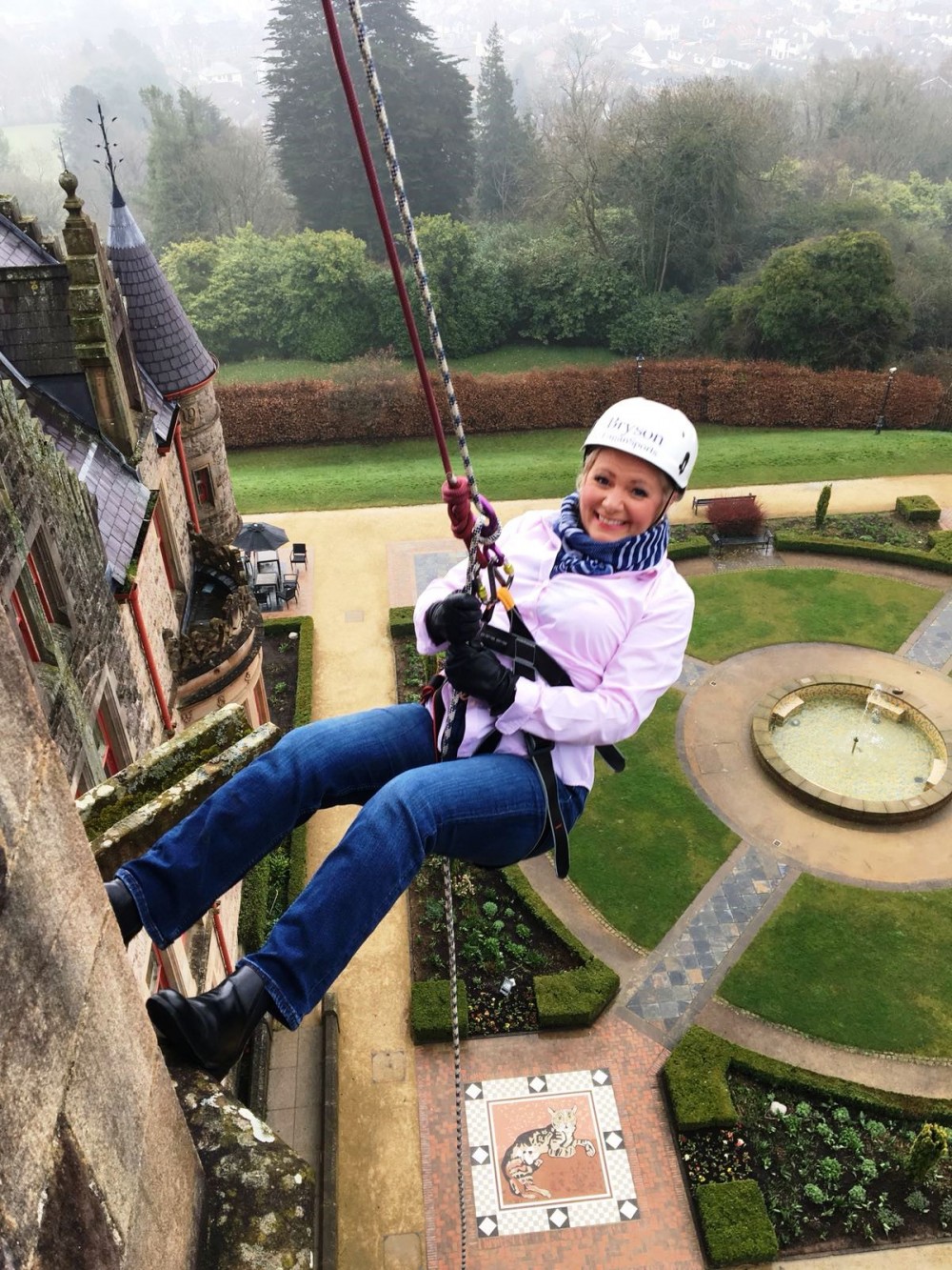 Belfast Castle Abseil for AWARE