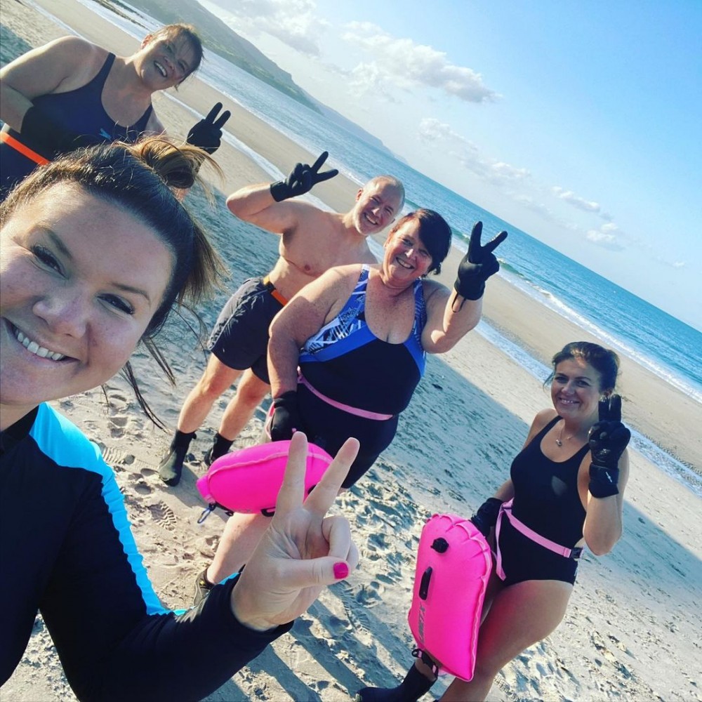 Larne woman making a splash for mental health