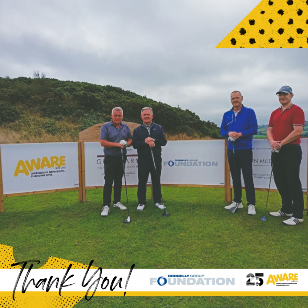 DONNELLY GROUP CHARITY GOLF DAY RAISES &pound;6,060 FOR AWARE NI