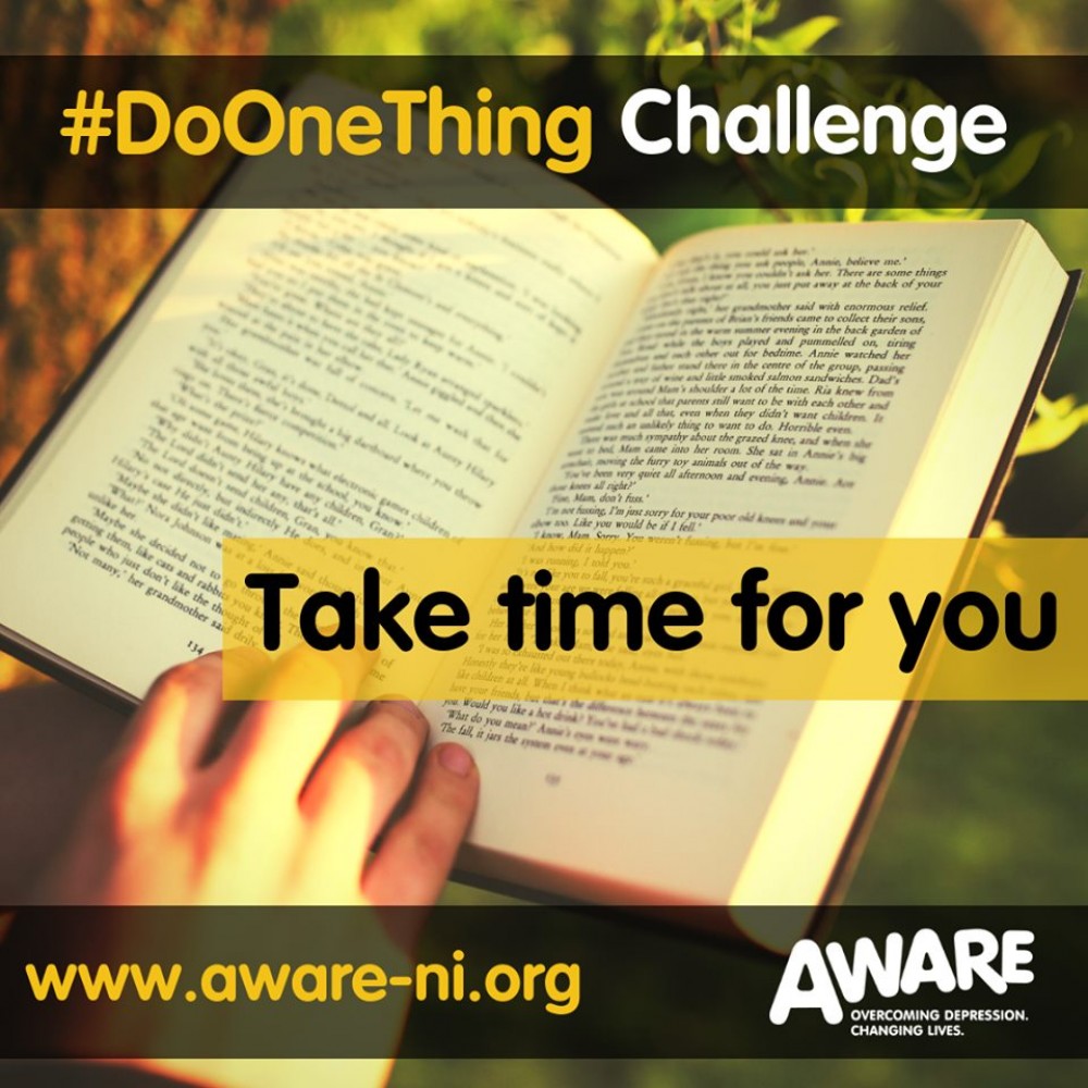 #DoOneThing challenge for Mental Health Awareness Week