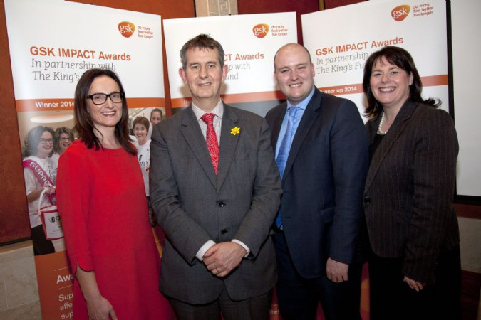 Aware Defeat Depression recognised as the only Northern Ireland winners at the GSK event in Stormont
