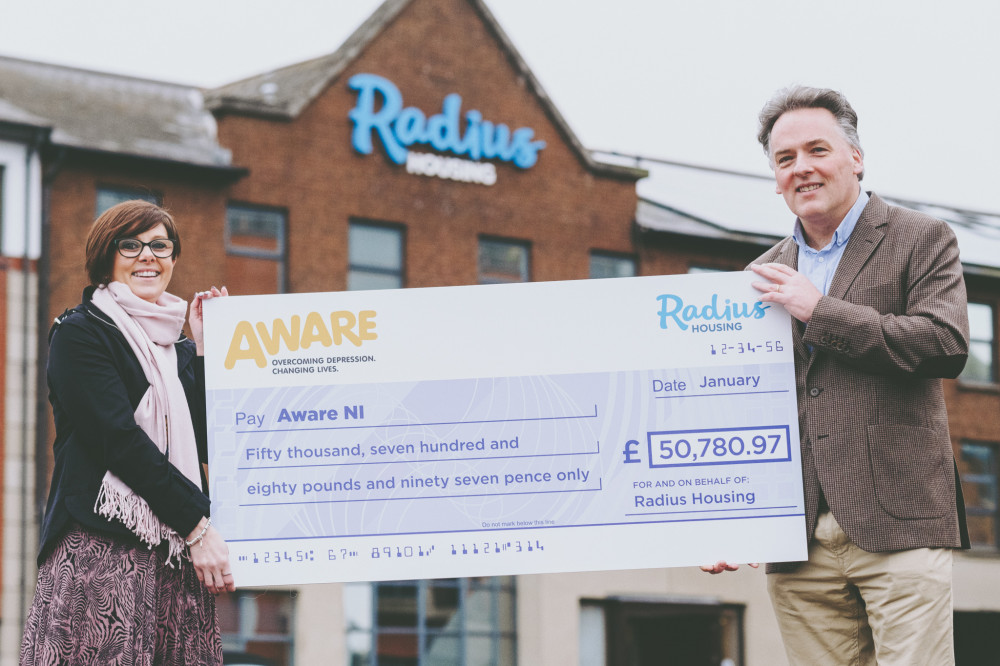 Radius Housing raises Awareness and &pound;50,000 for mental health charity 