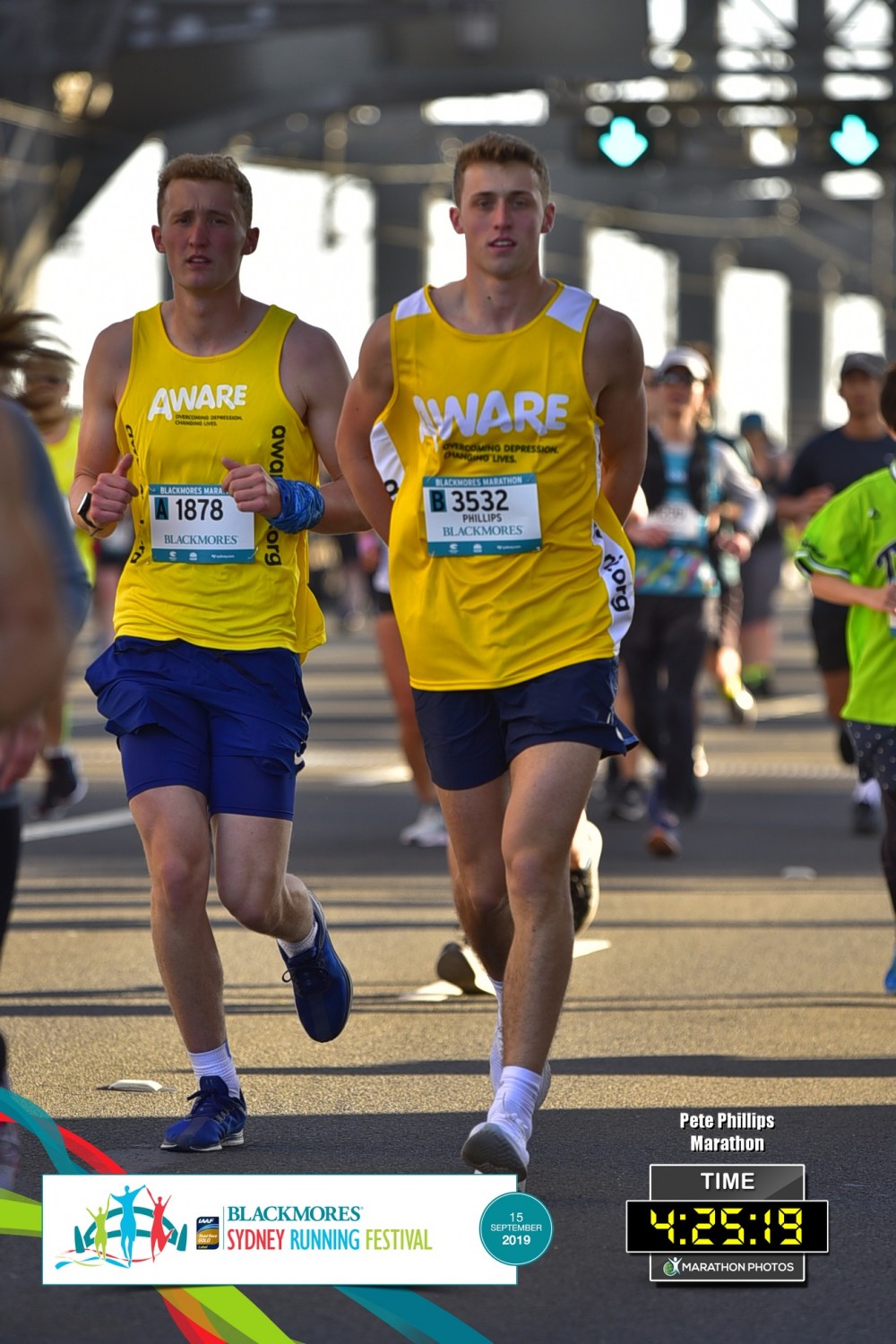 Peter Phillips runs Sydney marathon in aid of AWARE raising over &pound;26,000!