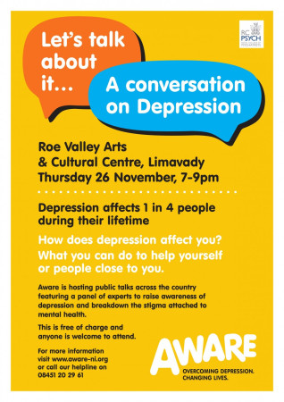 AWARE to host public talk in Limavady