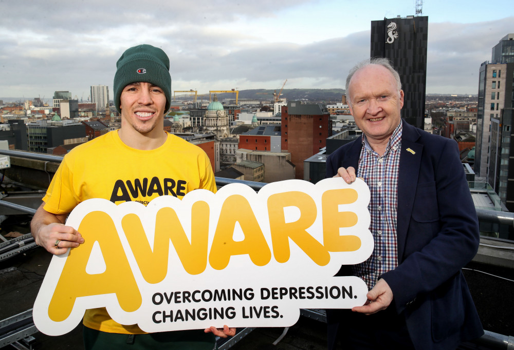 Boxer Michael Conlan steps up to help AWARE fight depression