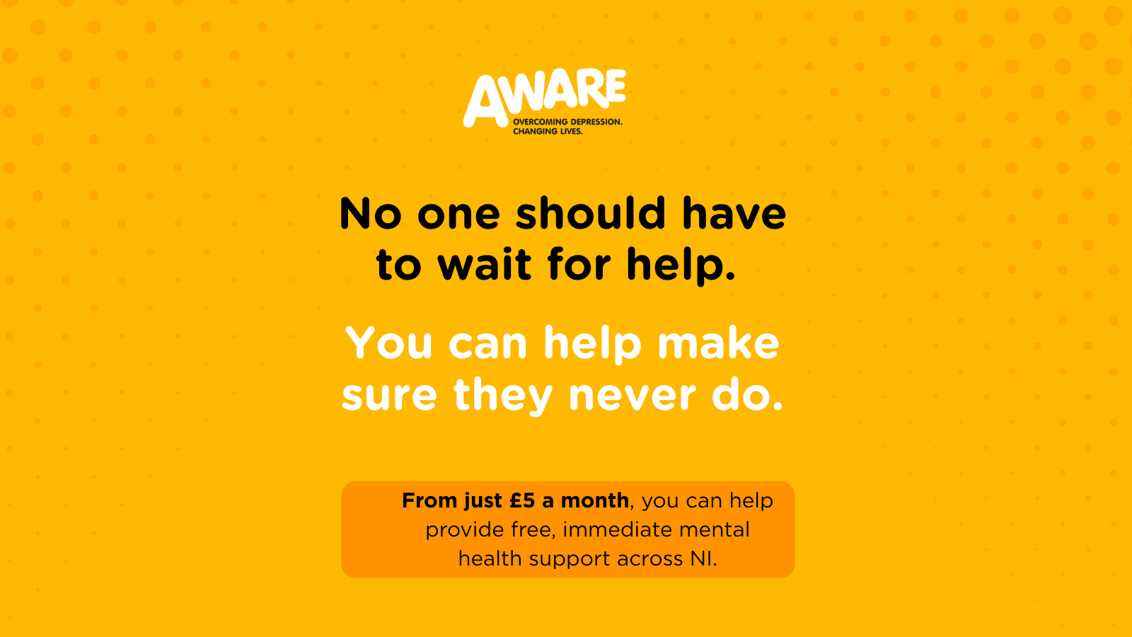 Support Mental Health with a Regular Donation | AWARE NI