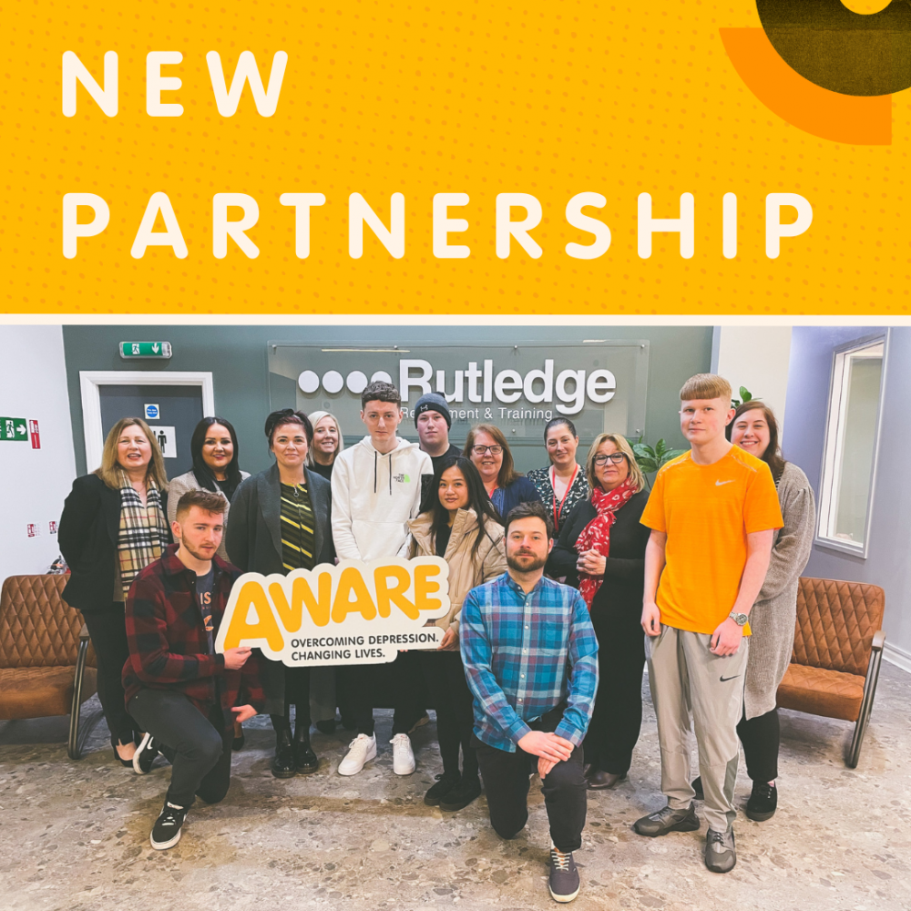 AWARE NI announce new partnership with Rutledge