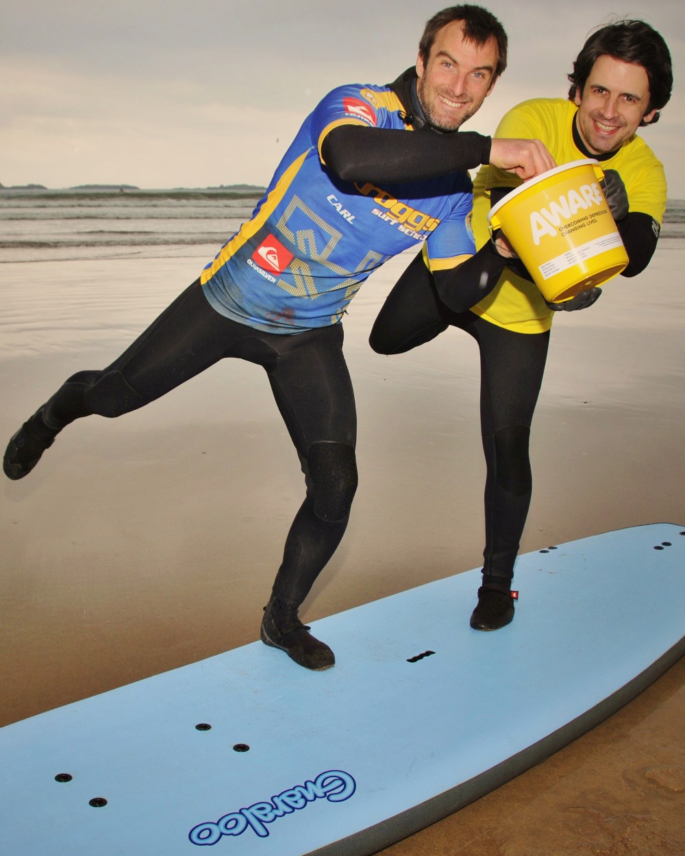 Surfers work in tandem to support AWARE