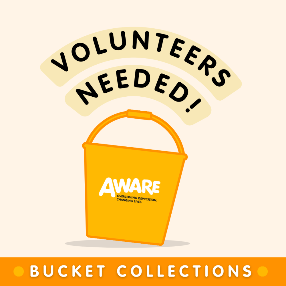 AWARE NI Bucket Collections - Get Involved! &nbsp;