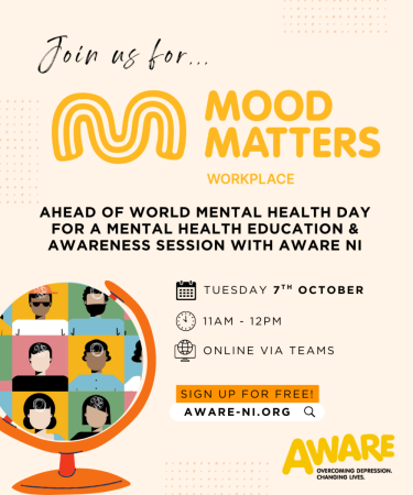 Join Us for a Free Mood Matters Workplace Webinar Ahead of World Mental Health Day!