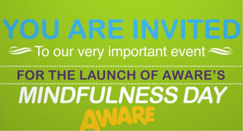 AWARE launching their Annual Mindfulness Day